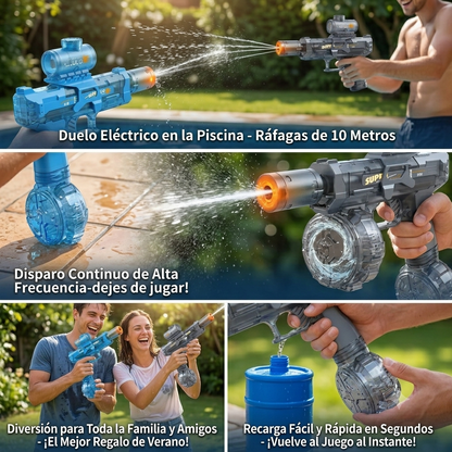 Pistola de Agua Eléctrica con Luces