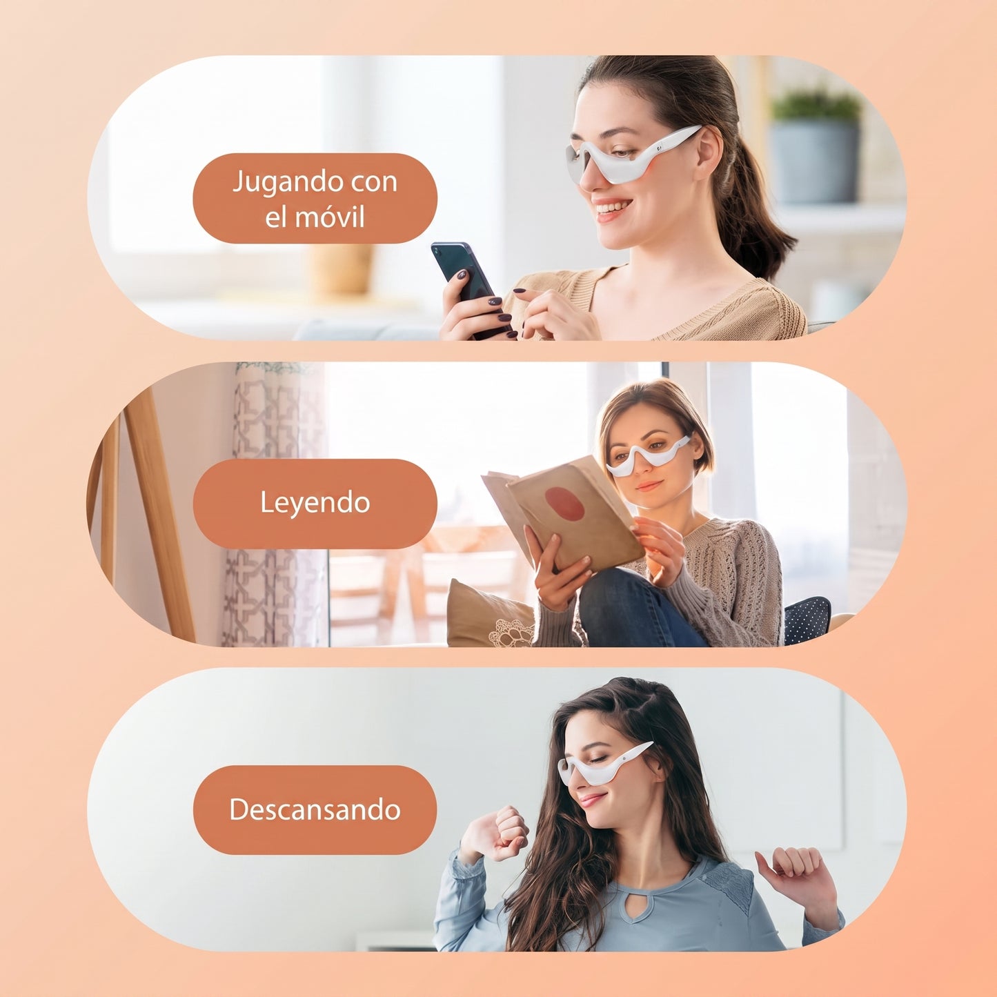 Gafas de Masaje para Bolsas y Ojeras