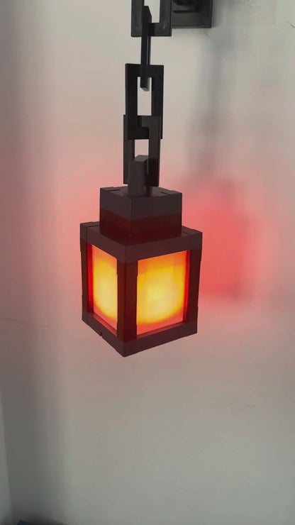 Luz nocturna estilo píxel